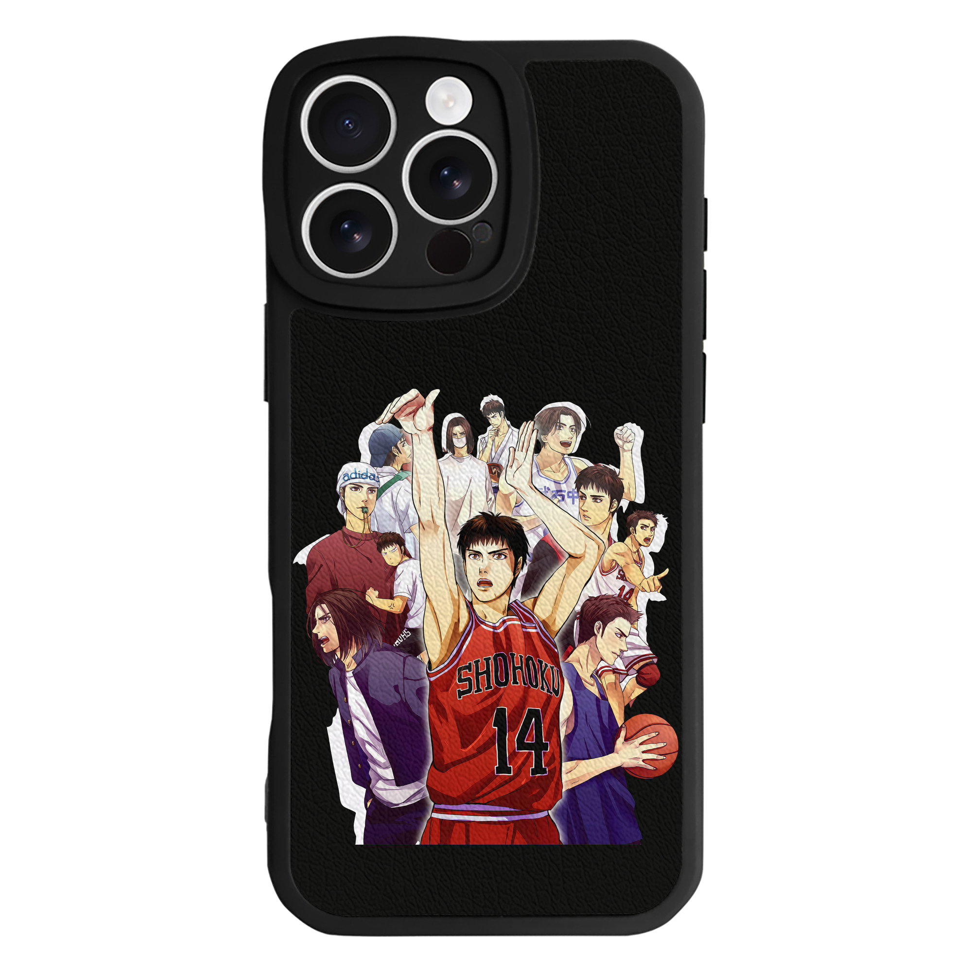 （画像用） SLAM DUNK／スラムダンク 【iPhone 16シリーズ対応】シリコンスマホケース（レザー調） 材質：シリコン